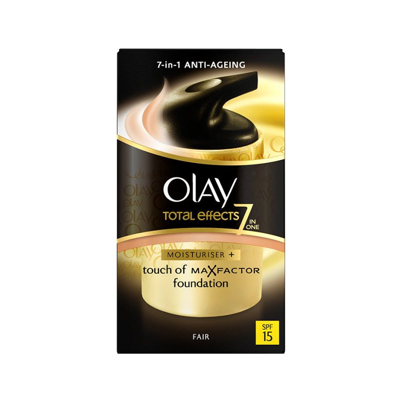  Olaz Crema Per Il Viso Idratante Quotidiana Anti Invecchiamento Con Fondotinta Max Factor Fair Spf 15 Touch Fondation 50Ml