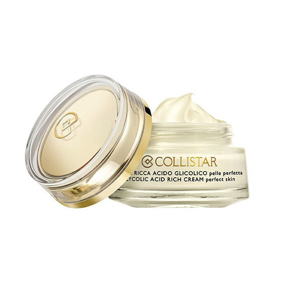  Collistar Attivi Puri Crema Ricca Acido Glicolico Pelle Perfetta Crema Viso 30 Ml