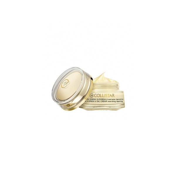  Collistar - Attivi Puri Oleocrema Omega 3 + Omega Nutriente Riparatrice - Crema Viso 30 Ml