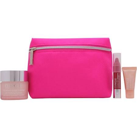  Clinique Confezione Regalo 50ml Moisture Surge Intense Fortifying Hydrator + 5ml All About Eyes Serum De-Puffing Eye Massage + 1.2g Chubby Stick Intense Moisturising Lip Colour Balm