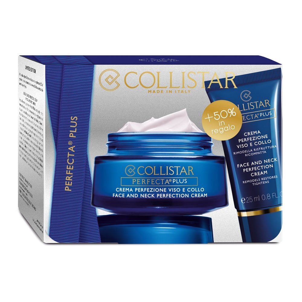  Collistar Perfecta Plus Crema Perfezione Viso E Collo 50 Ml + Tubo 25 Ml