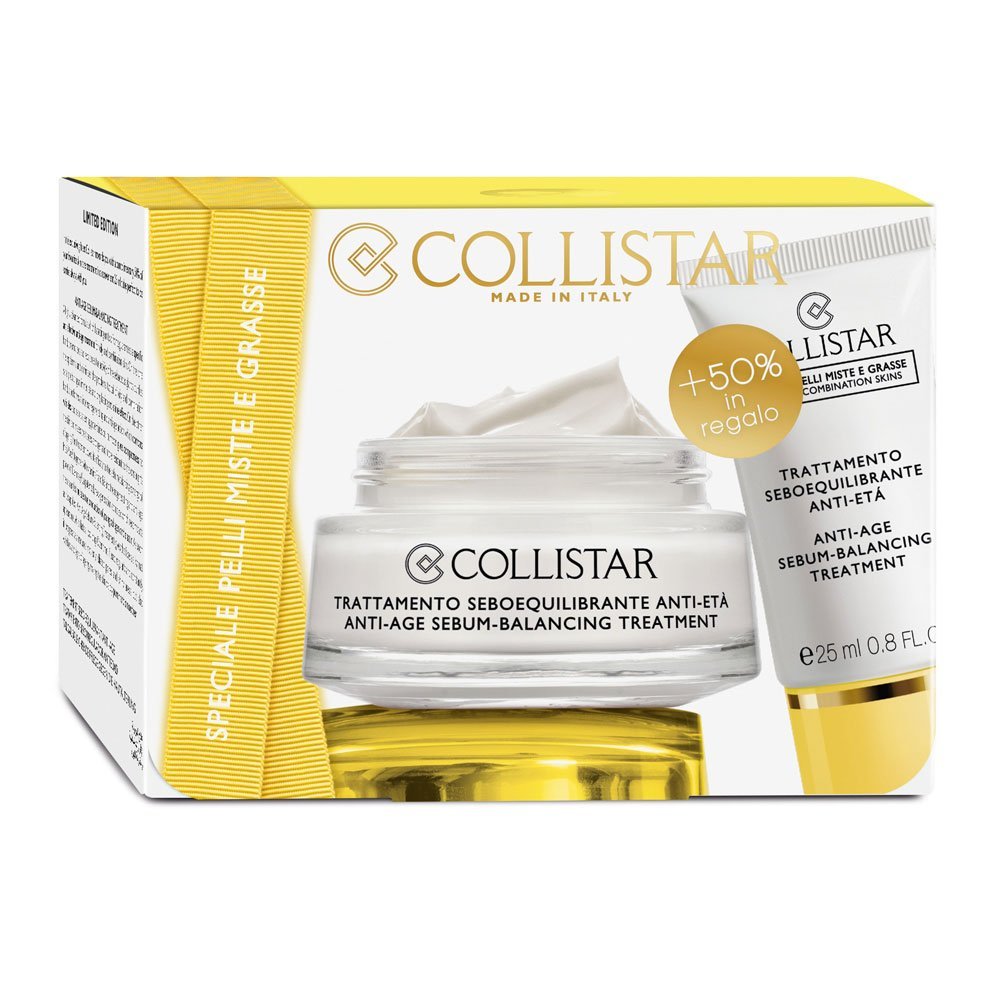  Collistar Trattamento Seboequilibrante Anti-Eta' Pelli Miste E Grasse 50 Ml + 25 Ml