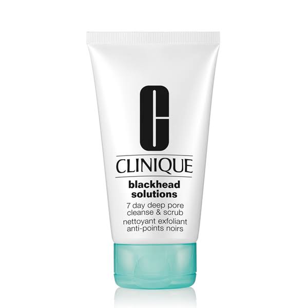  Clinique Blackhead Solutions 7 Day Deep Pore Cleanse & Scrub Detergente Viso Per Punti Neri 125 Ml