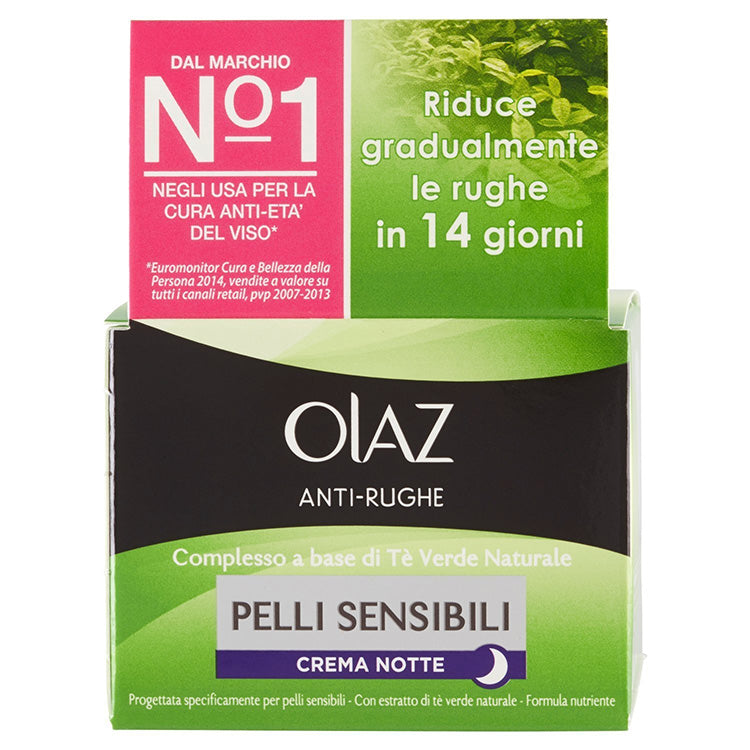  Olaz Crema Notte Antirughe Per Pelli Sensibile 50 Ml