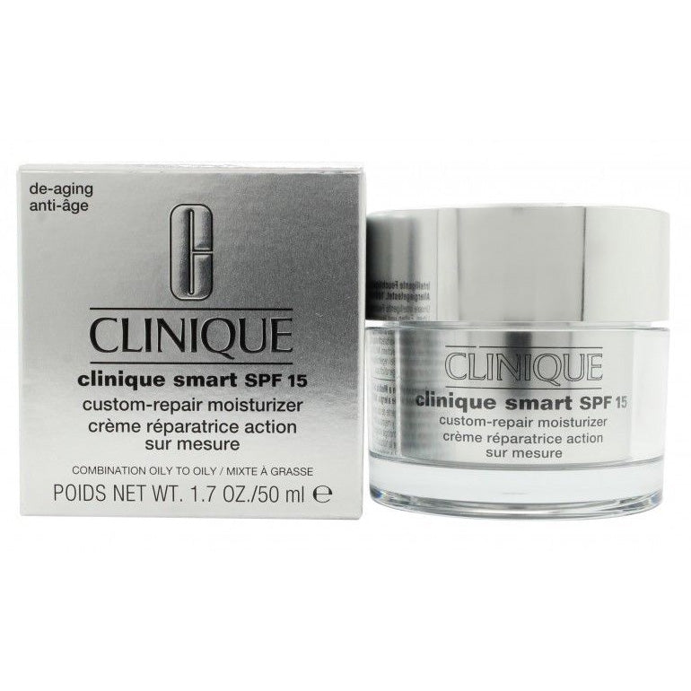  Clinique Smart Spf15 Custom Repair Moisturizer Crema Viso Riparatrice Per Pelli Niste Grasse 50 Ml