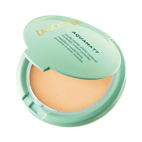  Lancaster Skin Care Aquamatt Compact Invisible Crema Polvere Trasparente Viso E Decollete Pelli Miste E Oleose 10 Gr